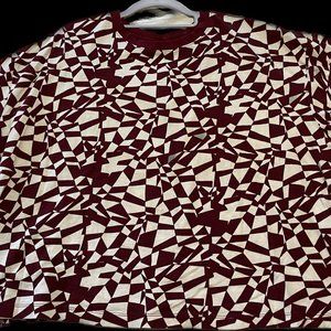 Plus Size Crop Top w/ Fun Pattern